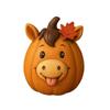 Farm Animal Pumpkin Resin Figurine Statue for Home Decor
