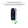 Remote Key Smart 5 Button Tpu Car Key Case Cover for Kia Telluride Telluride SX 2026 Sportage R 2026 K5 GT Line 2026 Seltos 2020