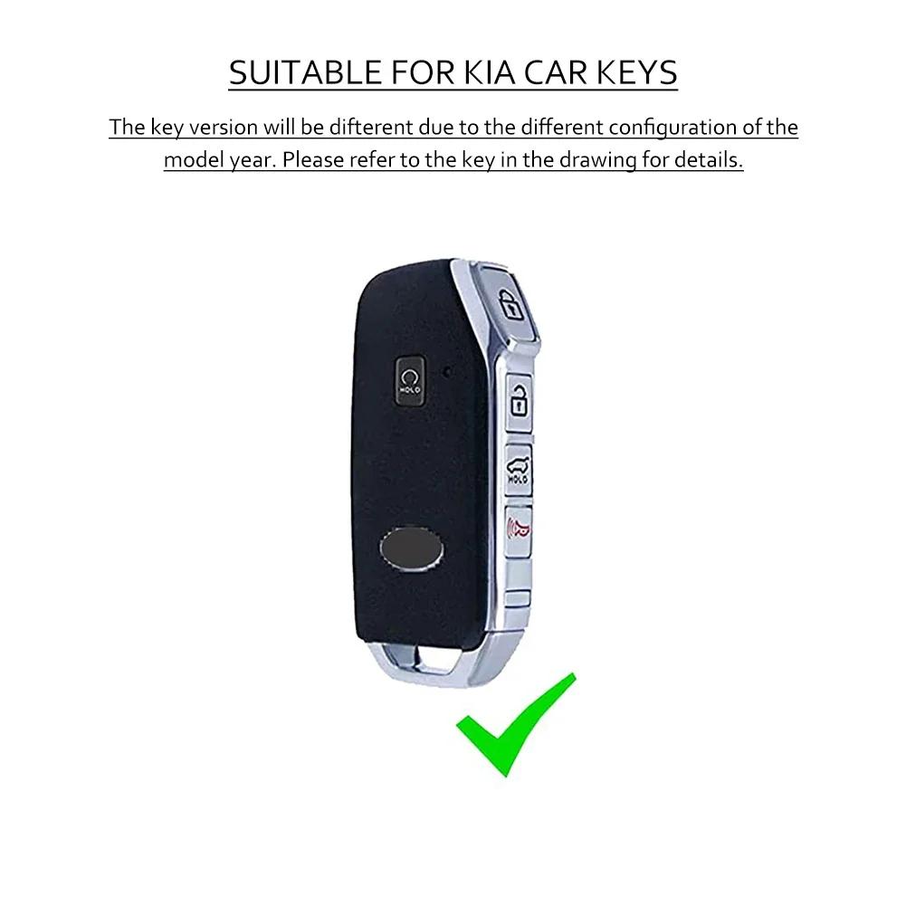 Remote Key Smart 5 Button Tpu Car Key Case Cover for Kia Telluride Telluride SX 2026 Sportage R 2026 K5 GT Line 2026 Seltos 2020
