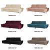 Sofa 3 Seater Sofa Bed with Sofa Bed. Bosso Family Sleeping Furniture Beige Velvet