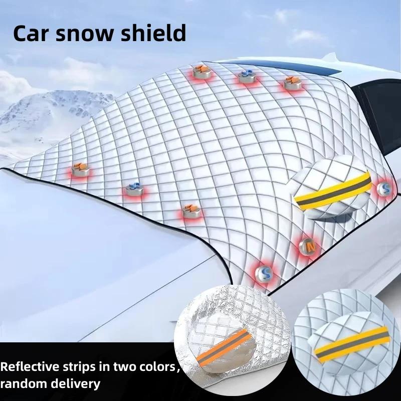 Car Snow Shield Winter Front Windshield Frost Shield Snow and Frost Shield Winter Car Cover Winter Sun Shield