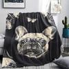 Cartoon Images of Cats Dogs Print Flannel Blanket,High Quality Comfortable for All Seasons,Home Decor,Warmth and Comfort,Perfect for Christmas Gifts