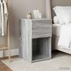 Bedside Cabinet Grey Sonoma 29 x 31.5 x 49 cm Engineered Wood