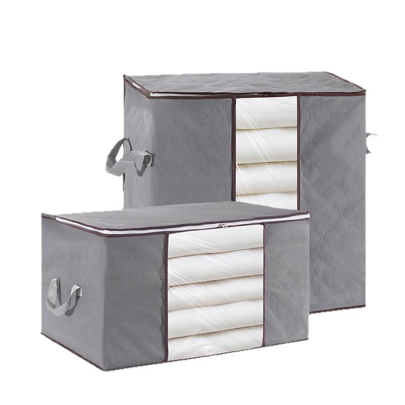 Thickened Cotton Quilt Bag: Durable, Dustproof, Large Capacity, Non-Woven Storage for Clothes