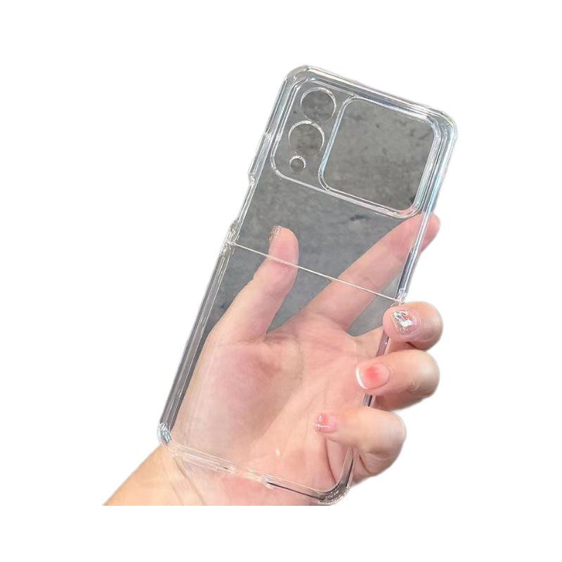 Huawei Nova Flip Phone Case: Foldable with Anti-Drop TPU Soft Shell, Side Hanging Strap, Metal Buckle.