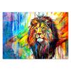 Wallpaper Lion Animals Abstraction