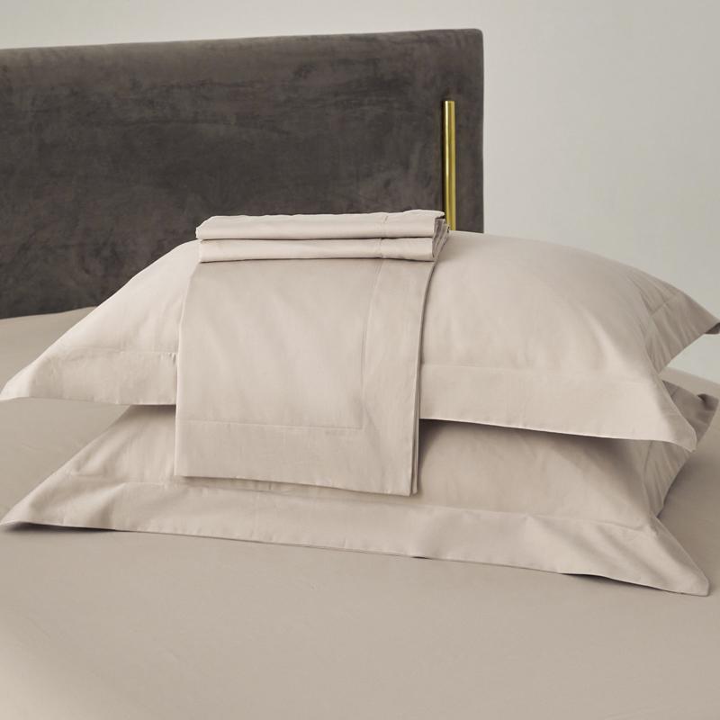 Premium Long-Staple Cotton Pillowcase Set - 100% Pure Cotton, Solid Color, 48x74cm (2-Pack)