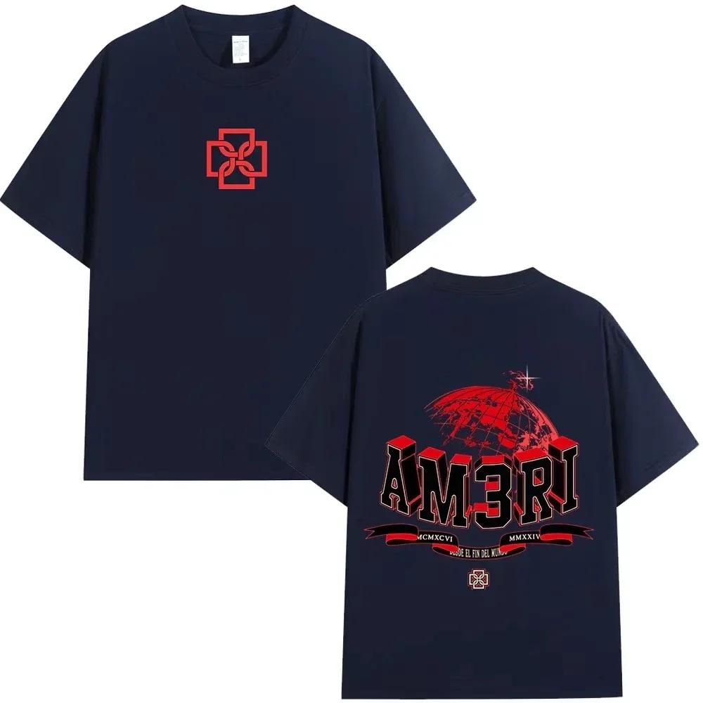 Rapper Duki Am3ri Graphic Tshirt Unisexs Wounisex Fashion Hip Hop Vintage T Shirts High Quality Cotton Casual Short Sleeve Tshirts