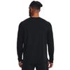 Under Armour Solid Crew Neck Pullover Sports Long Sleeve T-Shirt Men Tops Black 1378989-001