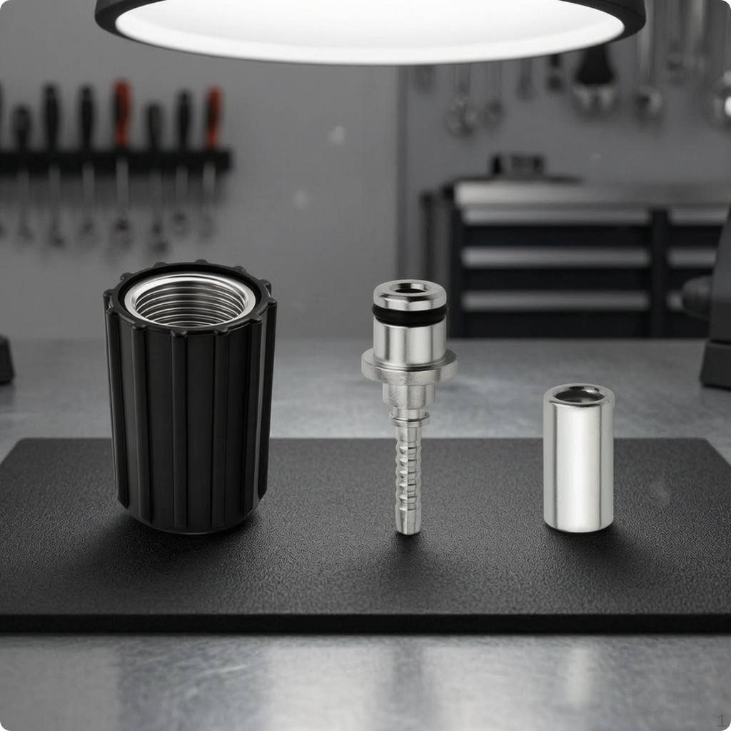 Conjunto Conector de Mangueira de Compressão Máquina de Prensagem Lavadora de Alta Pressão Ferramenta de Limpeza Rosqueada