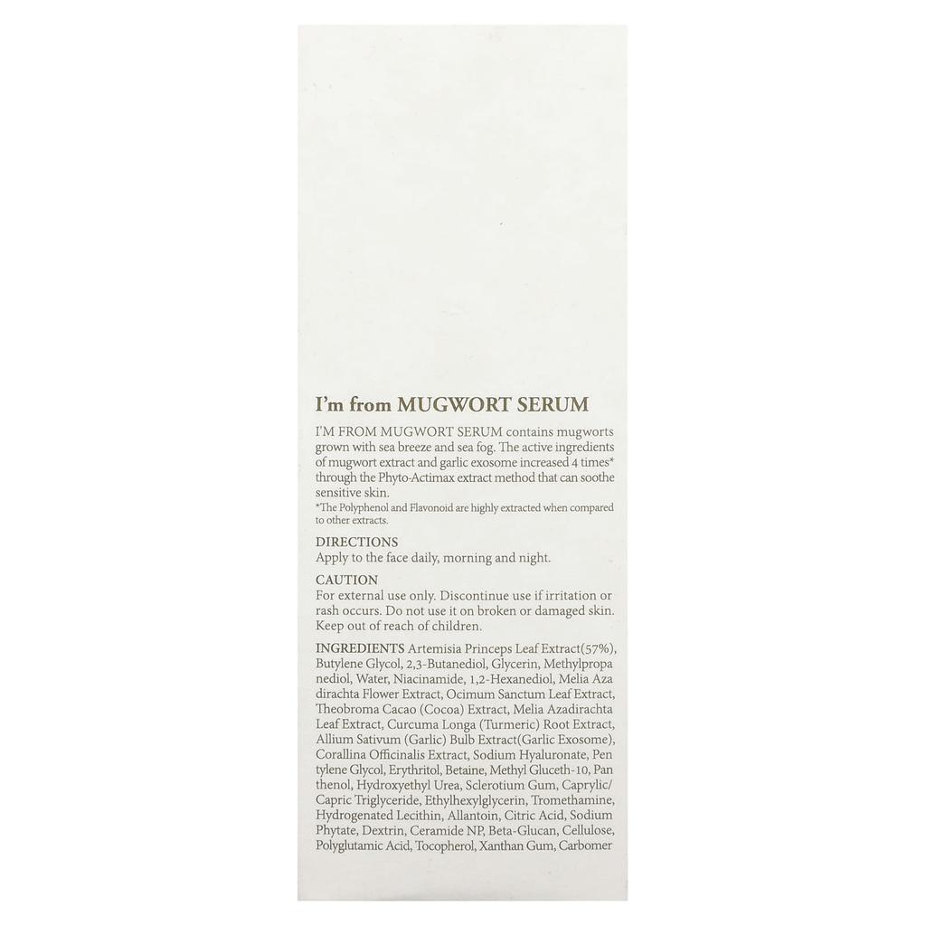 I'M FROM Mugwort Serum, 30Ml(1.01Fl Oz)