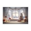 Indoor Window Sill Winter Snow Scene Children Shooting Background Cloth Background Wall Decoration Photo Cloth