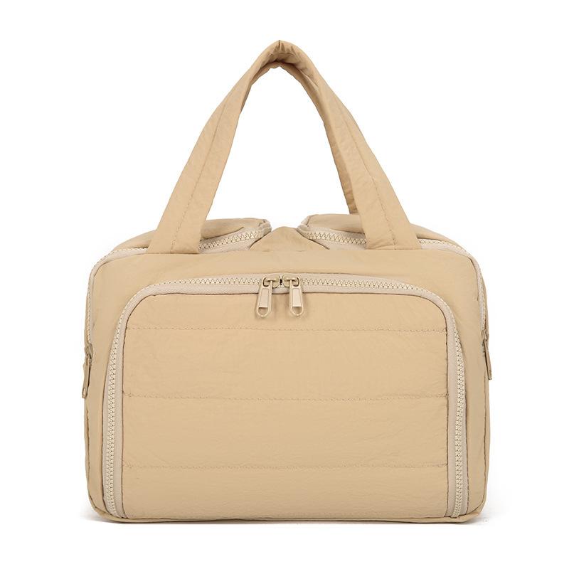 Travel Toiletry Bag, Light and Wide Opening, Fluffy Makeup Bag, Storage Bag, Toiletry Set, Storage, Portable Handbag