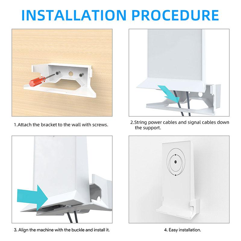 Starlink Gen 2 Mesh Router Wall Mount for Starlink V2 Satellite Internet Kit Brackets