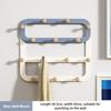 Hanging Clothes Hook Behind The Door No Drilling Installation Multiple Rows Hangers Wall Mount Bedroom Clothes Hook