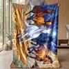 Horses of Elements Theme blanket Lightweight Warm Flannel Blanket Decorative Throw Blanket for Home Decoration