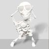 Wind-up Toy 3D Dancing Skull