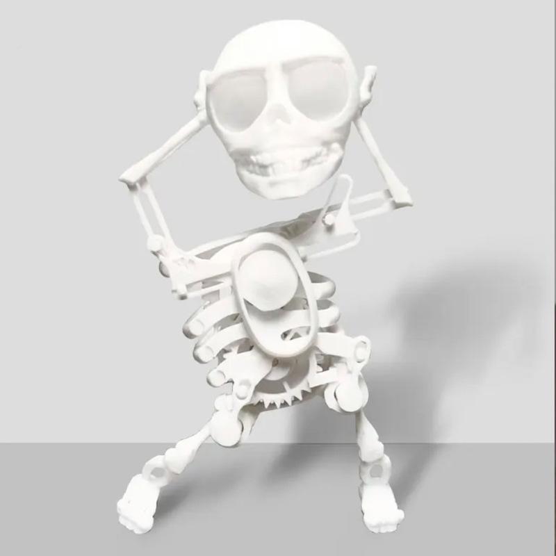 Wind-up Toy 3D Dancing Skull