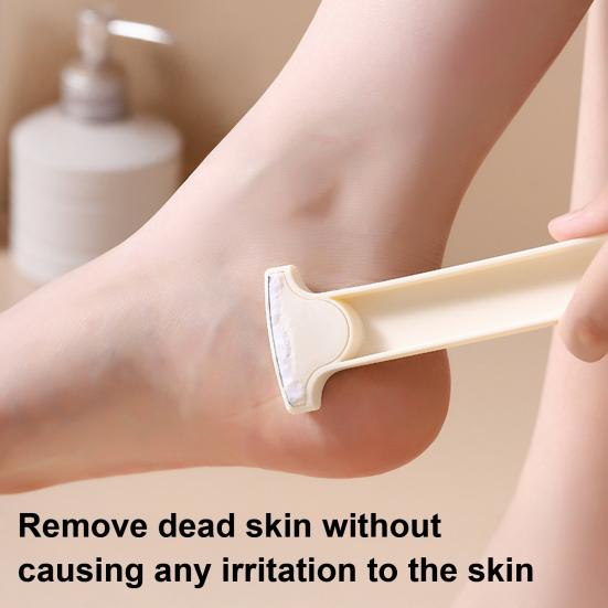 Plastik Pedikür Kazıyıcı Taşınabilir Pedikür Ayak Törpüsü Ölü Deri Topuk Nasır Giderme Aracı Çatlak Topuklar ve Pürüzlü Ayaklar İçin