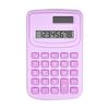 Mechanical Calculator 8 Digit Large Solar Power and LCD Display Big Button Cute Candy Colored Calculator Suitable for Office