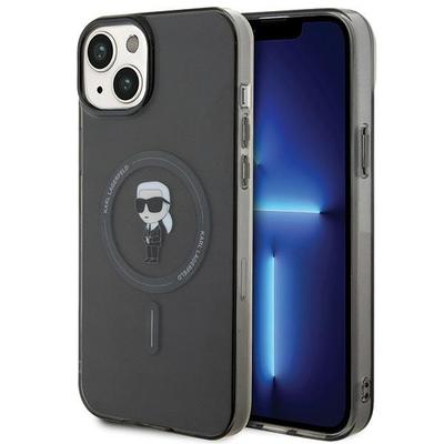 Etui Do iPhone 15 Plus Karl Lagerfeld Ikonik MagSafe Czarny