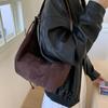Vintage Suede Underarm Tote Bag Women's 2025 New High-end Commuting Large-capacity Shoulder Messenger Bag