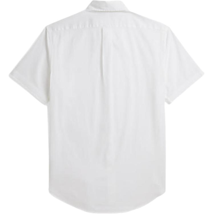 Polo Ralph Lauren Short Sleeve Pony Embroidered Cotton Twill Shirt Classic Edition Men Shirts MNPOWOV1N821007-100
