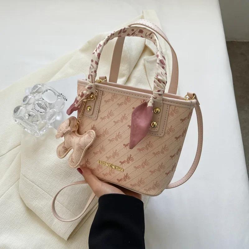 Stylish Women's Crossbody Bag Handheld Bucket Bag Purse and Handbag Women's Designer Bag