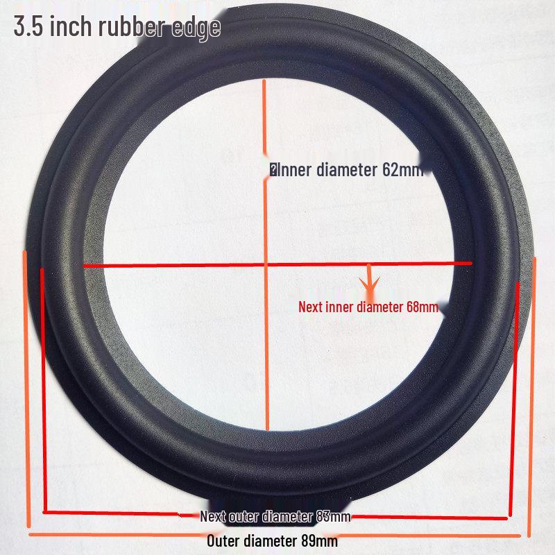 Speaker Surround Edge Repair Parts for 3, 4, 5, 6.5, 8, 10, and 12-inch Speakers