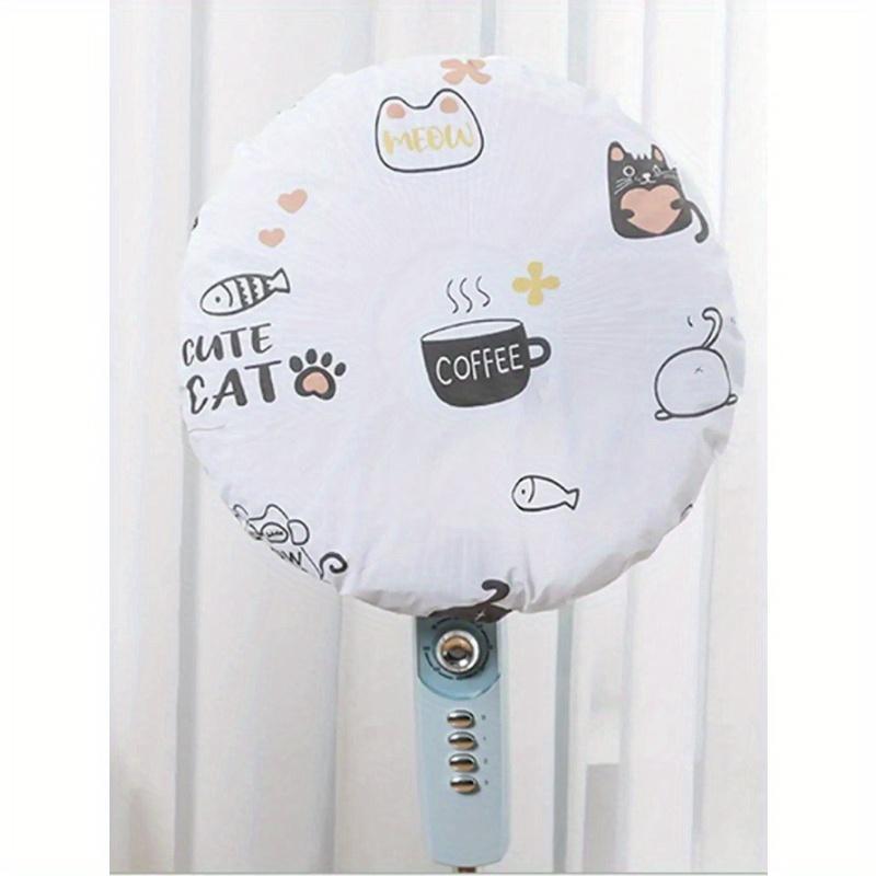 1pc Fan Protective Cover Dust Cover, Waterproof Fan Cover Household Universal Round Floor-standing Electric Fan Cover