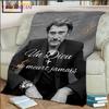 Johnny Hallyday Warm Plush Flannel Blanket Throw Blanket for Living Room Bedroom Bed Sofa Picnic