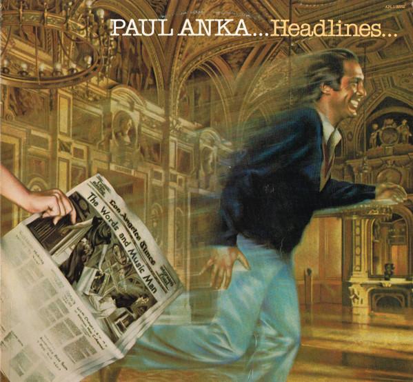 

LP Record PAUL ANKA - Headlines AFL13382 RCA Victor 1979 US Pop Used