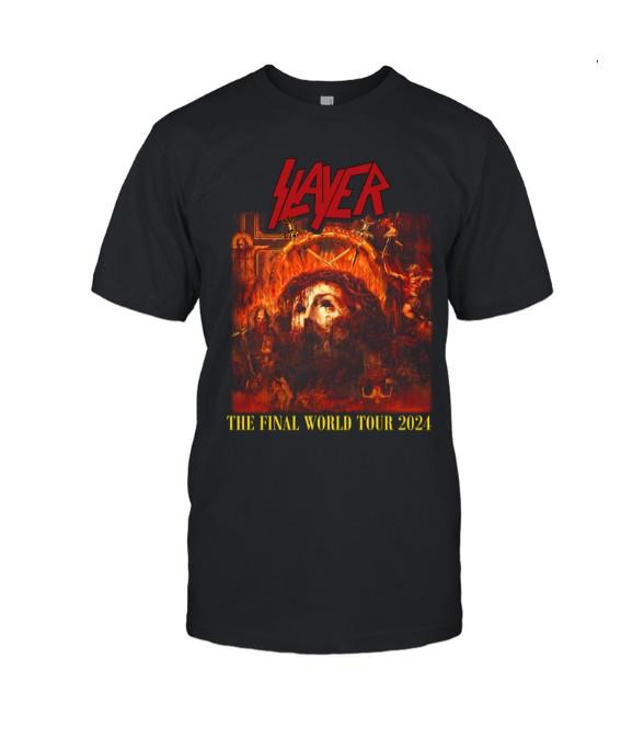 Slayer 2024 Tour Shirt – Official Unisex Thrash Metal Band Tee
