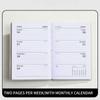 English 2025 Schedule Planner Notepad 12 Months 365 Days Notepad  Office Supplies