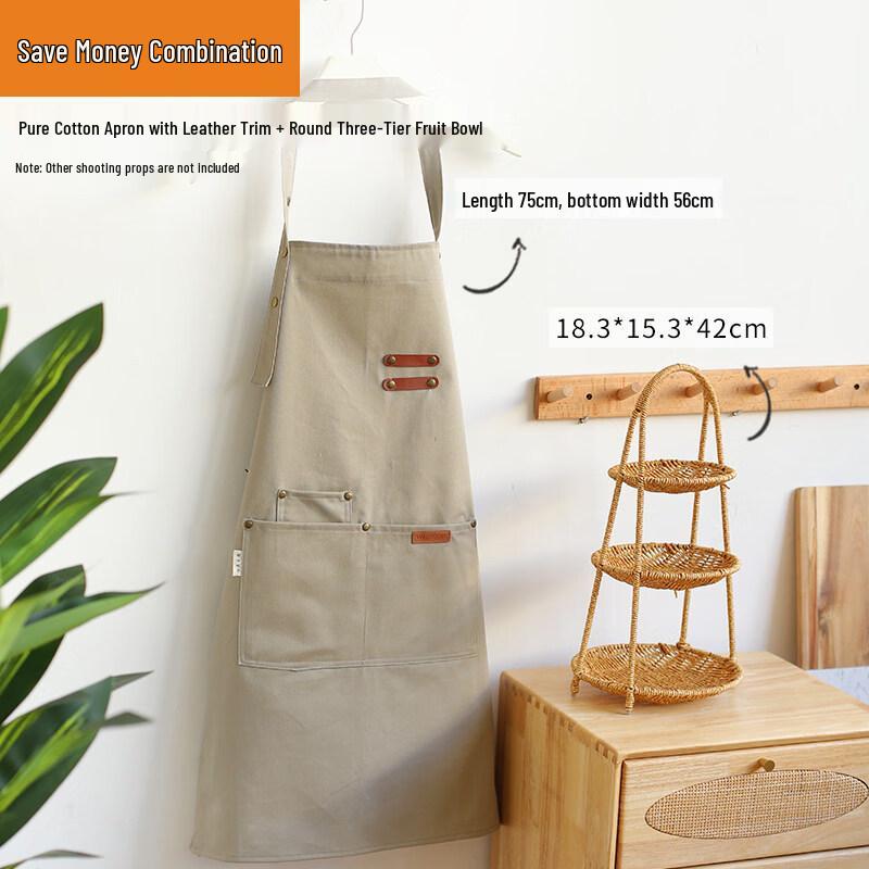 European Style 3-Tier Imitation Rattan Fruit Basket