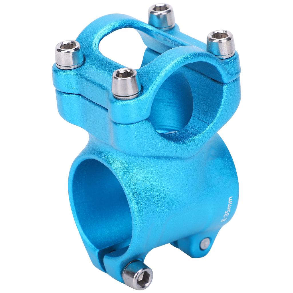 25.4x35mm LUNJE Aluminium Alloy Hollow Bicycle Short Handlebar Stem Children Bike CyclingBlue