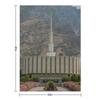 Provo Utah Temple Throw Blanket manga Picnic Retros Large Blankets