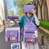 New School Bag High Capacity Four-Piece Backpack