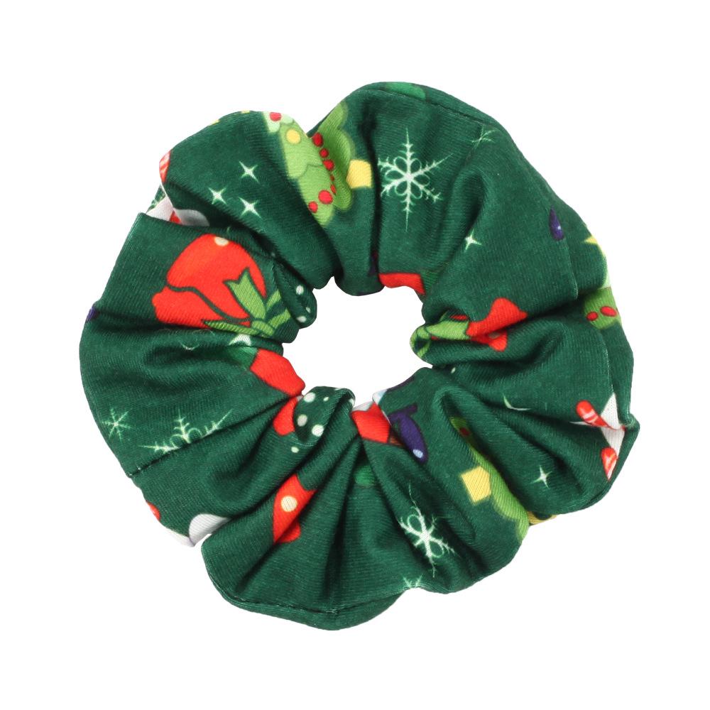 Christmas Hair Ring Set: Snowman, Bells, Santa Hat, Antlers, Candy Cane & Festive Accessories