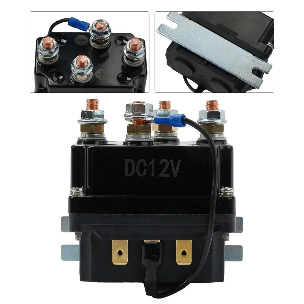 500A 12V Winch Solenoid Relay Relay 12V 500A Contactor Mechanical Equipment Solenoid Relay Winch Solenoid Relay