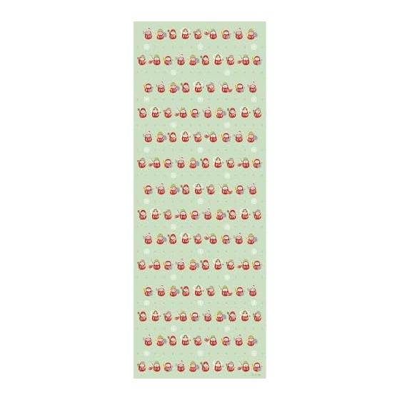 Hamamonyo Tenugui Daruma Seven Gods of Fortune