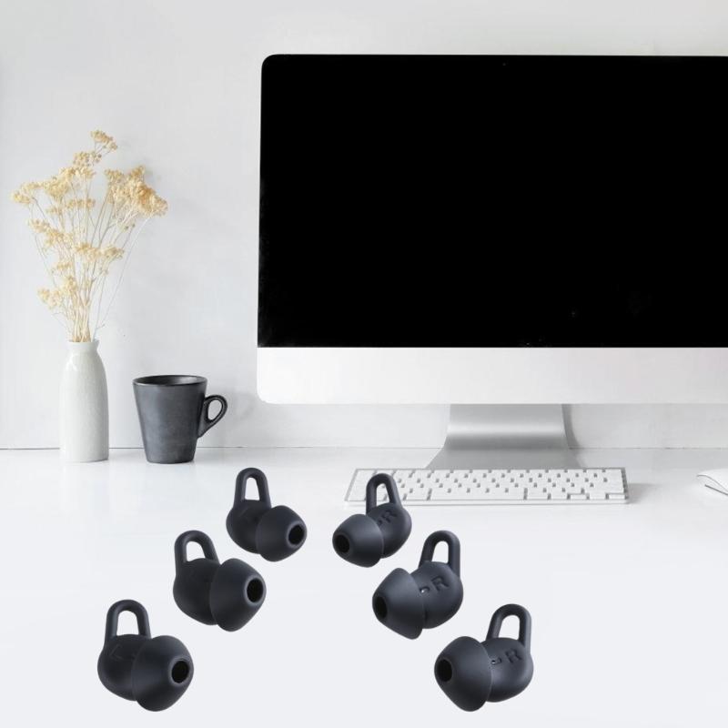 1 Set Set Vârfuri Silicon pentru Urechi pentru Căști Wireless Freelace pro2 Vârfuri Confortabil S/M/L/XL Mărime Inclusă