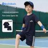 Kids' Breathable Cotton Short-Sleeve Summer Outfit Set