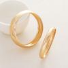 Jewelry Fashion Exaggerated Metal Arc Plain Ring Bracelet Bracelet Wide Face Multi-Layer Simple Bracelet
