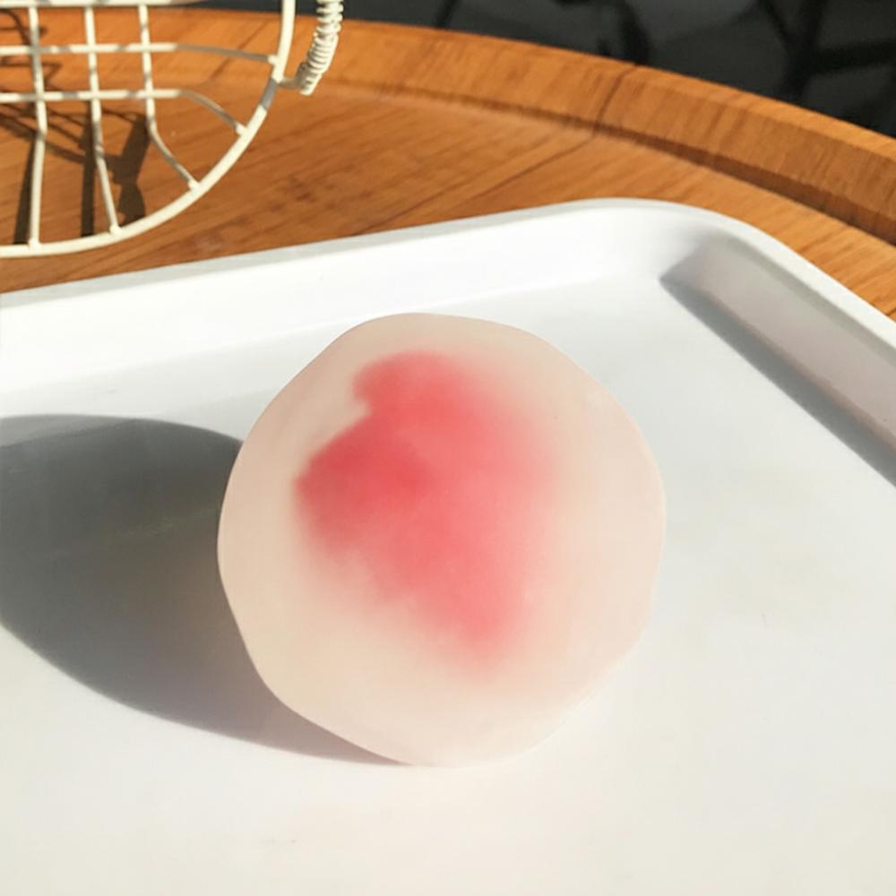 

Mochi Mochi Simulated Fruit Series Strawberry Stress Ball Stress Relief Shapeable Squeeze Sensory Fidget Ball Non-rebound Soft