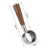 58mm 2 Ears Stainless Steel Bottomless Portafilter Wooden Coffee Handle Cup Filter Basket for NEW