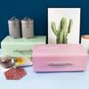 Kitchen Bread Box Organizer- Bin Keeper Storage Containers- Basket , Green