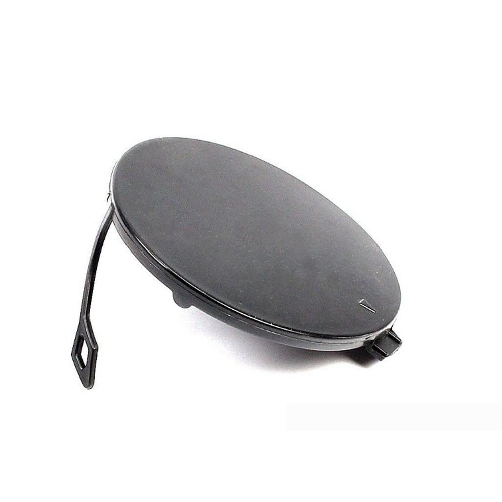 BMW X5 F15 Front Bumper Tow Hook Cover - Black (Round) 51117378591