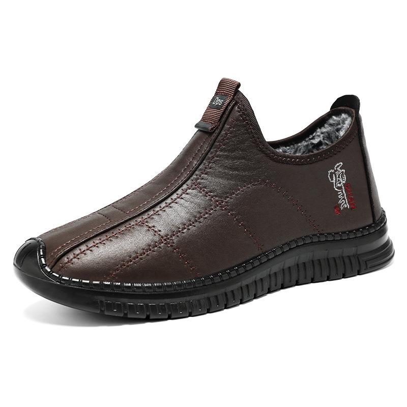 Winter Men's Boots Warm Waterproof Non Slip Thick Walking Boots Work Shoes for Men Platform Boots