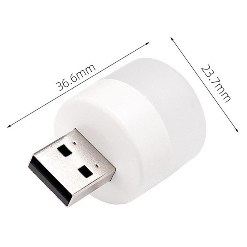 Mini USB Plug Lamp 5V 1W Super Bright Eye Protection Book Light Computer Mobile Power Charging USB Small LED Night Light